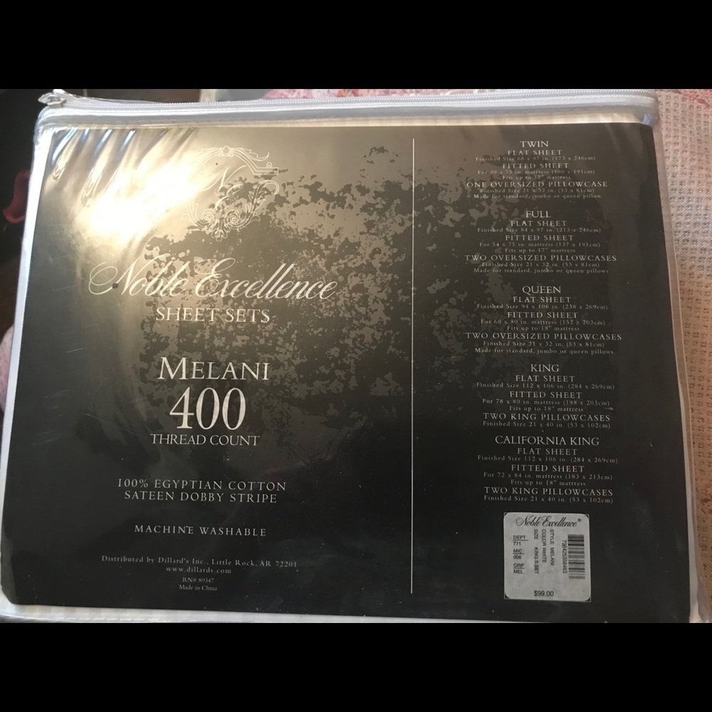 ***SOLD*****King sheet set